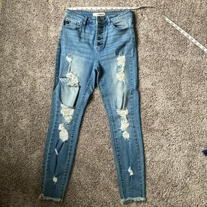 Kancan Distressed Skinny Jean sz 7/27